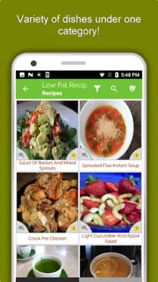 Low Fat Recipes Lose Belly Fat android App screenshot 11