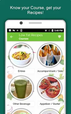 Low Fat Recipes Lose Belly Fat android App screenshot 5