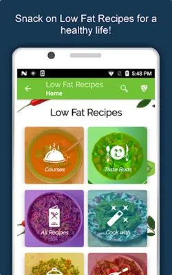 Low Fat Recipes Lose Belly Fat android App screenshot 6